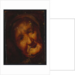The Head of an Old Woman - A Sketch by Jacob Jordaens
