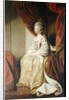 Portrait of Queen Charlotte, full length, seated in robes of state by Joshua Reynolds