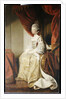 Portrait of Queen Charlotte, full length, seated in robes of state by Joshua Reynolds