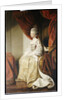 Portrait of Queen Charlotte, full length, seated in robes of state by Joshua Reynolds