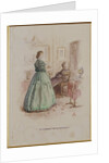 Mrs. Gresham and Miss Dunstable: An illustration to 'Framley Parsonage', 1861 by John Everett Millais