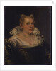 Portrait of a lady, bust length in a green dress with a white collar by Jacopo Robusti (circle of) Tintoretto