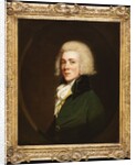 Portrait of Reginald Pearch, half length, in a green jacket and white stock, 1788 by Thomas Beach