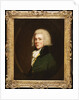 Portrait of Reginald Pearch, half length, in a green jacket and white stock, 1788 by Thomas Beach