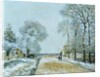 The Road, Snow Effect, 1876 by Alfred Sisley