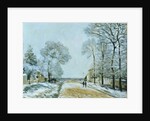The Road, Snow Effect, 1876 by Alfred Sisley
