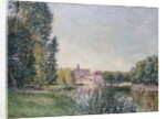 The Loing and the Church at Moret, 1886 by Alfred Sisley
