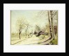 The Road from Veneux to Moret on a Spring Day, 1886 by Alfred Sisley