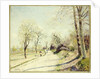 The Road from Veneux to Moret on a Spring Day, 1886 by Alfred Sisley