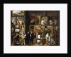 Archduke Leopold Wilhelm in his Picture Gallery, with the artist and other figures by David the Younger Teniers