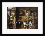Archduke Leopold Wilhelm in his Picture Gallery, with the artist and other figures by David the Younger Teniers