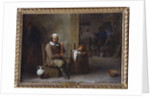 A Peasant Smoking in an inn by David the Younger Teniers