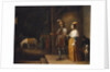 A Lady and a Gentleman Entering a Stable by David the Younger Teniers