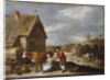 A Milkmaid and a Shepherd Outside a Cottage, late 1640s by David the Younger Teniers