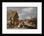 A Milkmaid and a Shepherd Outside a Cottage, late 1640s by David the Younger Teniers