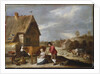 A Milkmaid and a Shepherd Outside a Cottage, late 1640s by David the Younger Teniers