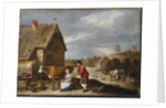 A Milkmaid and a Shepherd Outside a Cottage, late 1640s by David the Younger Teniers
