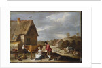 A Milkmaid and a Shepherd Outside a Cottage, late 1640s by David the Younger Teniers
