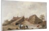 A Farm Yard with Figures Round a Table by David the Younger Teniers