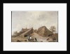A Farm Yard with Figures Round a Table by David the Younger Teniers
