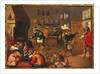The Monkey Cooks by David the Younger (follower of) Tenier