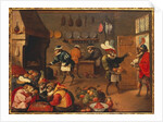 The Monkey Cooks by David the Younger (follower of) Tenier