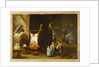The interior of a peasant's cottage with a pig's carcass and a boy blowing up a bladder, 1646 by David the Younger Teniers