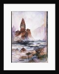 Tower Falls and Sulfur Rock, Yellowstone by Thomas Moran