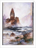 Tower Falls and Sulfur Rock, Yellowstone by Thomas Moran