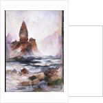 Tower Falls and Sulfur Rock, Yellowstone by Thomas Moran