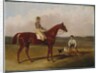 Barefoot, the Racehorse, with a Jockey Up and a Groom, 1835 by John Frederick Herring Snr