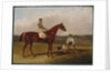 Barefoot, the Racehorse, with a Jockey Up and a Groom, 1835 by John Frederick Herring Snr