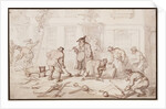 Labourers Putting Down a Pavement by Thomas Rowlandson