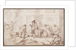 Labourers Putting Down a Pavement by Thomas Rowlandson