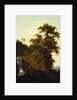 Rocky Landscape with a Waterfall by Joseph Wright of Derby