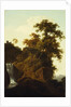 Rocky Landscape with a Waterfall by Joseph Wright of Derby