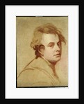 Portrait of the artist, bust length by George Romney