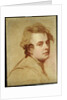 Portrait of the artist, bust length by George Romney