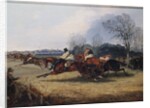 An Incident in the Wakefield Steeplechase by Henry Thomas Alken