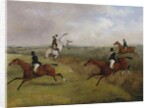 The Grand Leicestershire Steeplechase, March 12th, 1829: Dick Christian's Last Fall - Commonly Called 'A Header' by Henry Thomas Alken