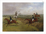 The Grand Leicestershire Steeplechase, March 12th, 1829: Dick Christian's Last Fall - Commonly Called 'A Header' by Henry Thomas Alken
