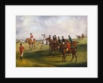 The Grand Leicestershire Steeplechase, March 12, 1829: The Start by Henry Thomas Alken