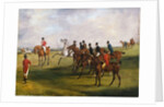 The Grand Leicestershire Steeplechase, March 12, 1829: The Start by Henry Thomas Alken