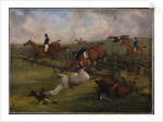 The Grand Leicestershire Steeplechase, March 12th, 1829: A Rich Scene and Such as No Other Country Can Exhibit by Henry Thomas Alken
