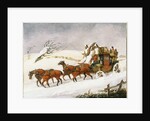 The Dover to London Coach: In Winter by Henry Thomas Alken
