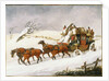 The Dover to London Coach: In Winter by Henry Thomas Alken