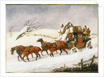 The Dover to London Coach: In Winter by Henry Thomas Alken