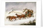 The Dover to London Coach: In Winter by Henry Thomas Alken