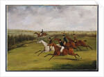 The Grand Leicestershire Steeplechase, March 12th, 1829: The Field Becomes Select by Henry Thomas Alken