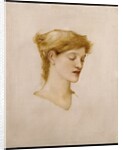The Head of a Woman by Edward Coley Burne-Jones